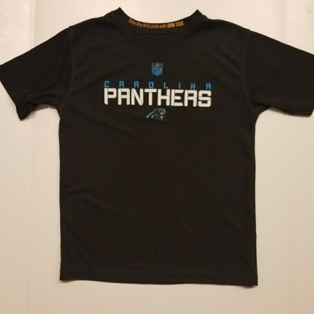 Boys Carolina Panthers Athletic Shirt 6/7
